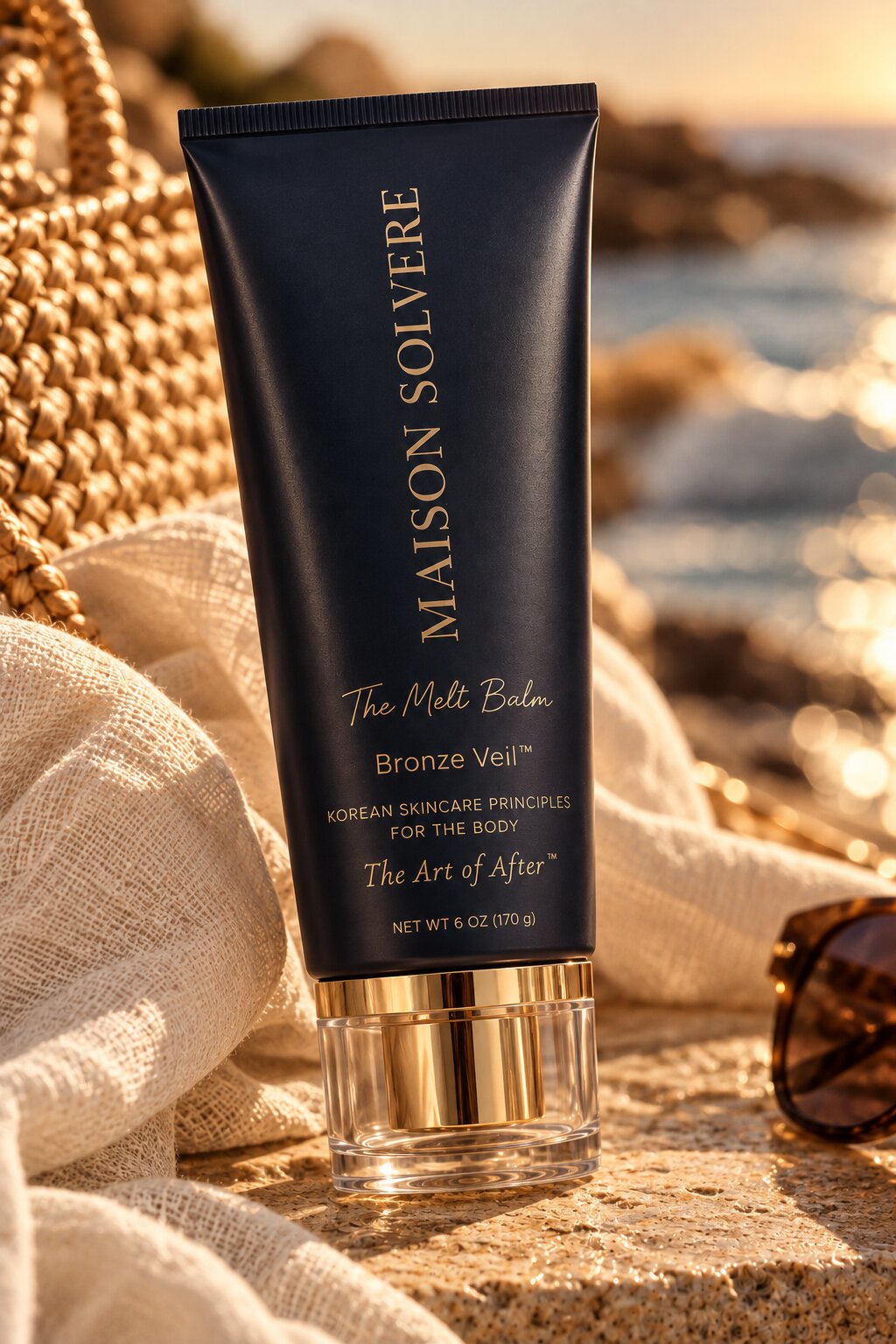 Maison Solvere Bronze Veil The Melt Balm post-sun skincare tube